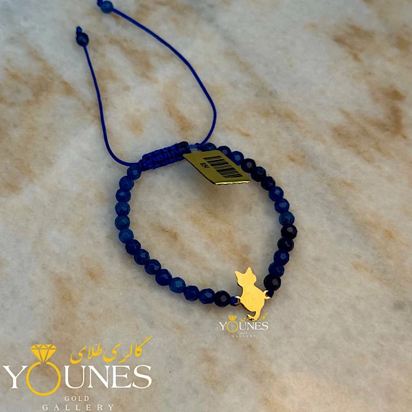 دستبند گربه طلا لیزری